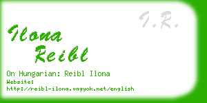 ilona reibl business card